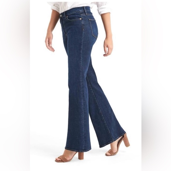 GAP Denim - Gap 70s Flare High Rise Wide-Leg Full-Length Jeans – Premium Denim